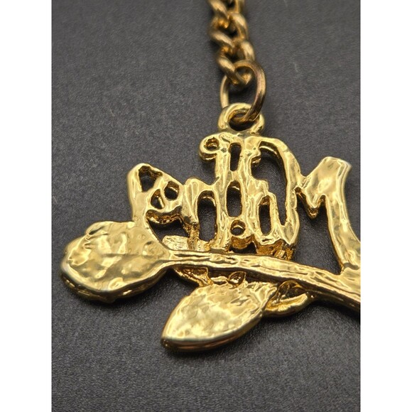 Mother Keychain with a rose Goldtone - Picture 5 of 7